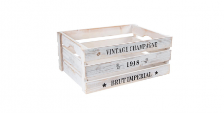 Puidust kast Vintage Champagne