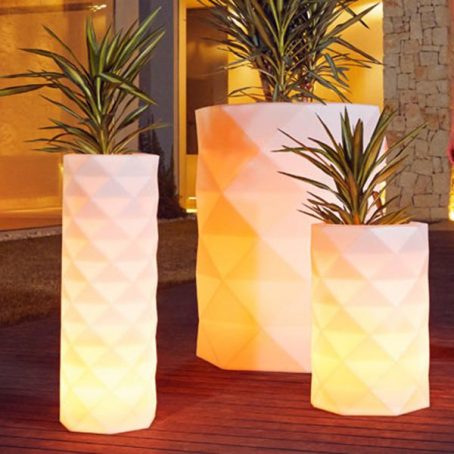 Lillepott Geo LED H60cm