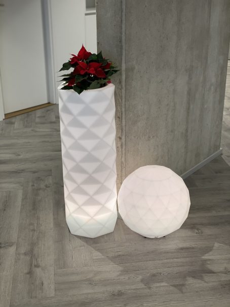 Lillepott Geo LED H82cm