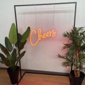 LED silt Cheers 65x36cm