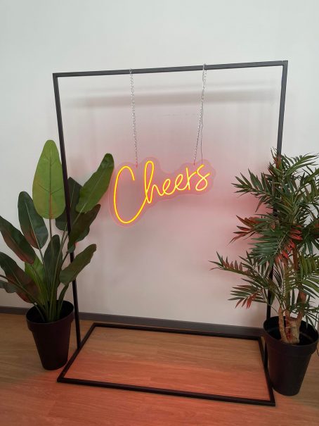 LED silt Cheers 65x36cm