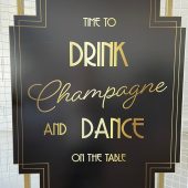 Silt Drink Champagne 100x80cm