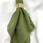 Servjett, retro roheline