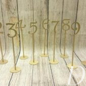 Lauanumber 1-10, kõrge puit