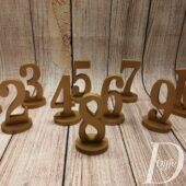 Lauanumber 1-10 kuldne Ikoon