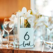 Lauanumber 1-12, valge/must