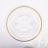 Kohttaldrik kuldse äärega D32