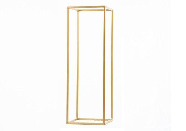 Metallraam/ postament kuldne H90- H200