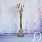 Kõrge lilleseade alus, kuldne H80cm