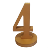 Lauanumber 1-10 kuldne Ikoon