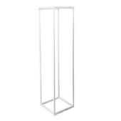 Metallraam/ postament valge H110- H150