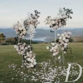 Metallraam/ postament valge H200