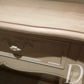 Konsoollaud Retro valge puit H80cm