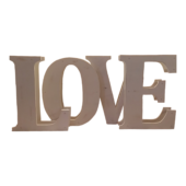 Silt LOVE H70cm valge puit