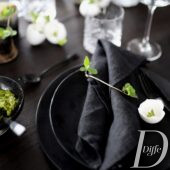 Servjett, must matt