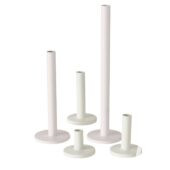 Ühe-lille-vaas valge/ küünlajalg H7-H38cm